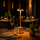 Luminária de Mesa LED Recarregável com Toque Touch Moderno
