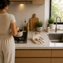 Suporte Descanso para Tampas, Talheres, Utensílios Organizador de Cozinha 5 em 1