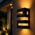 Kit Arandelas LED Decorativas à Prova D’Água Luminária Spot de Parede Interna e Externa