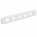 Luminária LED 60cm com Sensor de Movimento 3 Cores Regulável USB Recarregável para Armário Cozinha