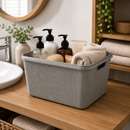 Caixa Organizadora com Tampa 22L – Armazenamento Inteligente para Cozinha, Banheiro e Casa
