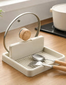 Suporte Descanso para Tampas, Talheres, Utensílios Organizador de Cozinha 5 em 1