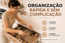 Kit Organizador Premium para Gavetas Armários Geladeiras Cozinha Banheiro