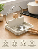 Suporte Descanso para Tampas, Talheres, Utensílios Organizador de Cozinha 5 em 1