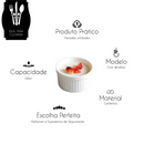 Kit Petisqueira Redonda Para Frios Queijo Com Molheira Ramekin e Garfinhos para Petiscos