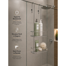 Organizador Porta Shampoo Banheiro Sem Furo Suporte De Pendurar Box